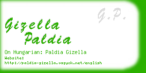 gizella paldia business card